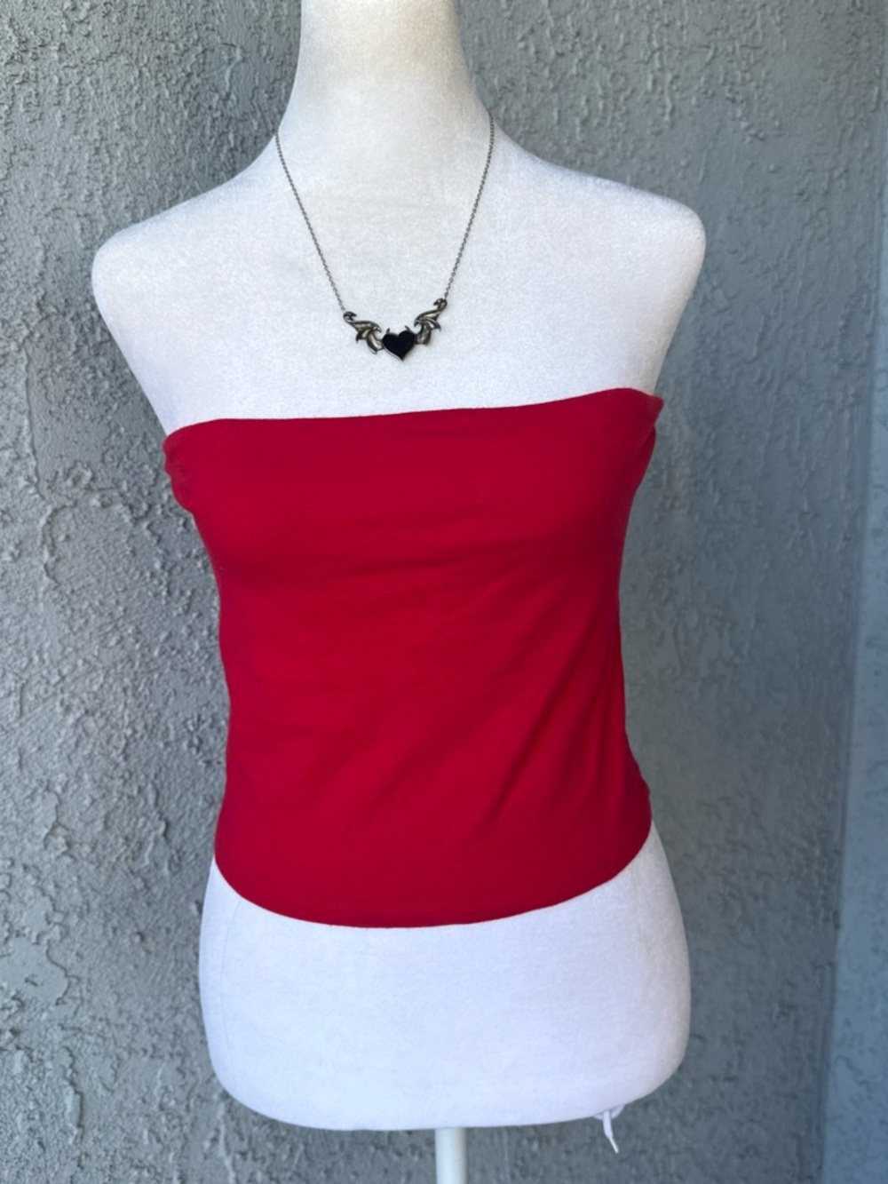 Bozzolo Red Strapless Tube Camisole